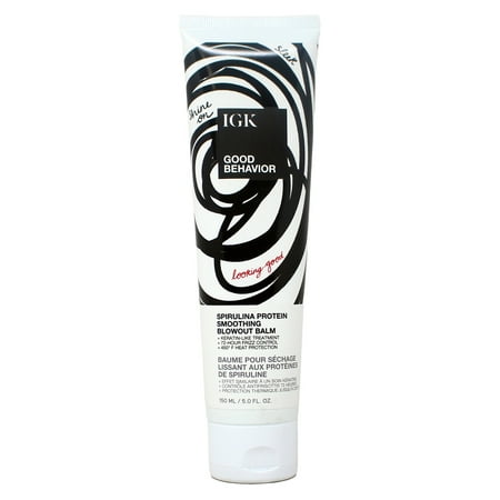 IGK Good Behavior Spirulina Protein Smoothing Blowout Balm - 5 oz