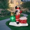 Mickey As Santa By Chimney Airblown