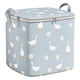 thumbnail image 4 of Bolsa para guardar edredones, cesta para ropa, regalo, tela no tejida versátil, asas de transporte Azul 100 L, 4 of 9
