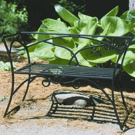 Achla Arbor Wrought Iron Garden Bench
