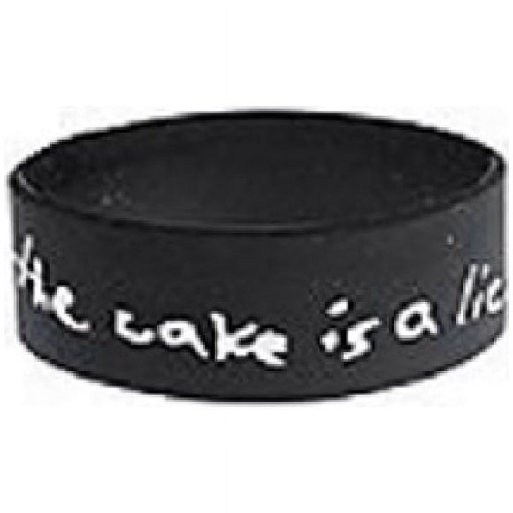 Portal 2 Cake is a Lie Wrist Band [The Coop]