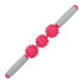 thumbnail image 4 of Yoga Stick, Not Easy To Deform Muscle Massage Roller Multi-part Massage  for Office for Studio for Home for People Who Often Work in Front Of the Computer Rose Red, 4 of 7
