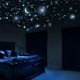 thumbnail image 5 of 3 piezas pegatina de pared de estrellas y luna luminosa que brillan en la vida nocturna JM, 5 of 5