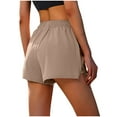 thumbnail image 4 of FAIWAD Women's Casual Shorts Elastic High Waisted Sports Shorts Runing Shorts Athletic Quick Dry Shorts, 4 of 4