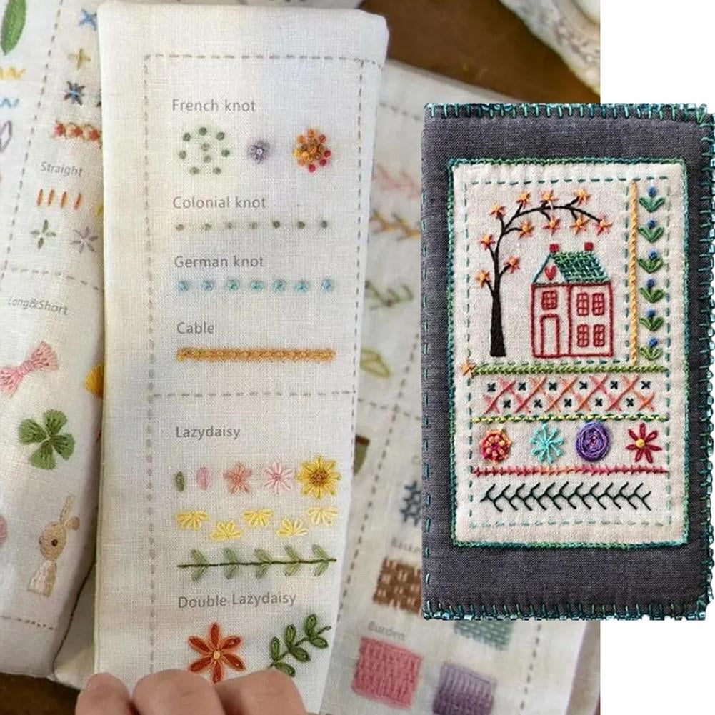 Kit De Broderie Point De Croix Complet Avec Boîte à Couture - Idéal Débutant, Neuf