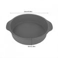 thumbnail image 3 of Tebru 10 Inch Round Shape Silicone Mold Cake Pan Mould Bread Bakeware DIY Baking, 3 of 7