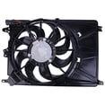 thumbnail image 3 of iSpchen Engine Radiator Cooling Fan Assembly (Single Fan & Shroud) ‌for‌ Fiat 500X 2019-2023, for Jeep Renegade 2019-2023 L4 1.3L, Replacement 68552370AA, 3 of 16