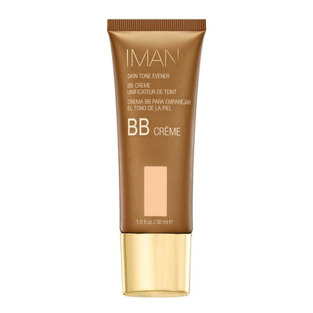IMAN Skin Tone Evener BB Crème, Light Sand (Best Products And Makeup For Oily Skin)