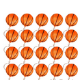 thumbnail image 2 of 24 Pack Basketball Keychains,Mini Basketball Stress Ball Keychains,Sports Ball Keychains,School Carnival Reward for Kids, 2 of 6