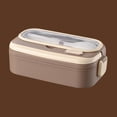 thumbnail image 2 of Stainless Steel Bento Box, Ongmies Stainless Steel Leakproof Lunch Box for Adults - Divided Meal Storage Containers Set, Stackable for Picnic & Travel,, 2 of 9