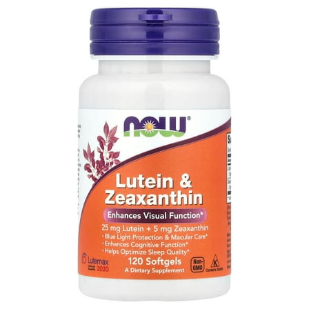 NOW Foods Lutein & Zeaxanthin , 120 Softgels