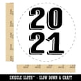 thumbnail image 2 of 2021 Stacked Graduation Shadow Rubber Stamp for Scrapbooking Crafting Stamping - Large 1-1/4 Inch, 2 of 7