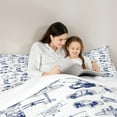 thumbnail image 5 of Homewish Transportation Theme 3 Pieces Queen Comforter Set for Teens Children Boys,Aircraft Airplane Ultra Soft Bedding Sets,Car Theme Bedding Comforter Set,Microfiber Bedroom Decor, 5 of 8