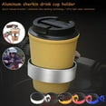 thumbnail image 2 of Utoimkio Bike Handlebar Cup Holder Aluminum Alloy Bicycle Water Bottle Holder Tea Coffee Cup Mount Clamp Cycling Accessories, 2 of 6