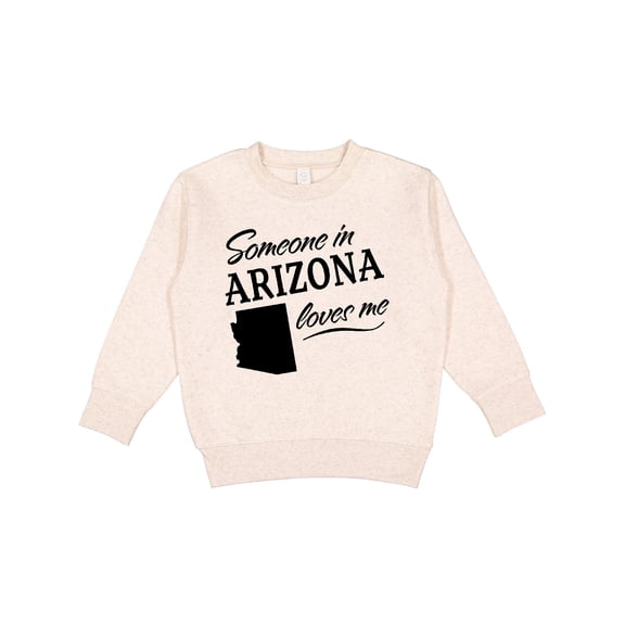 Inktastic Someone in Arizona Loves Me Toddler Sweatshirt