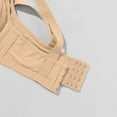 thumbnail image 5 of Ovbmpzd Full-Figure Bras for Women Wireless T-Shirt Push Up Bra Full Coverage No Underwire Beige Comfort Bra for Women, 5 of 8