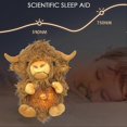 thumbnail image 5 of Breathing High Land Cow Toy with Music Light Portable Baby Developmental Toy for Adults Kids Sleeping, 5 of 5