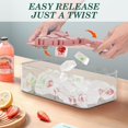 thumbnail image 5 of Ice Cube Tray for Freezer with Bin: Easy Release Ice Cube Maker with Covered Ice Holder - 3pack Ice Trays for Making 1.5inch Icecubes - Icebox with Lid, 5 of 5