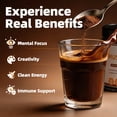 thumbnail image 5 of Mushroom Coffee Powder with 7 Mushroom Extract Blend, Arabica Coffee, 7.97 oz, 113 Servings, 5 of 8