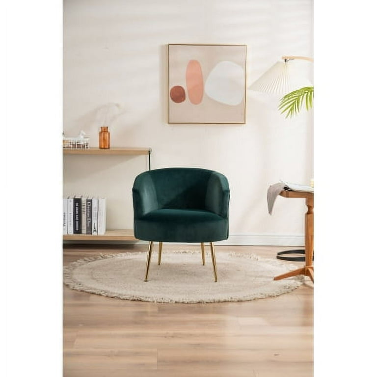 Green velvet chair next hot sale