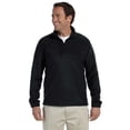 thumbnail image 1 of Harriton Men's Quarter Zip Midweight Fleece Pullover, 1 of 4