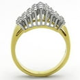 thumbnail image 3 of Women's Two-Tone Engagement Ring with AAA Grade CZ Center - Size 5, 3 of 4