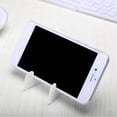 thumbnail image 3 of Baohd Phone Stand V-Shape Folded Adjustable Tablet Support Portable Table Holder Mobile Phone Accessory, White, 3 of 3