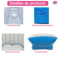 thumbnail image 4 of Bañera Inflable para Bebé EcoBaby Original Azul con Bomba de Inflado, 4 of 12