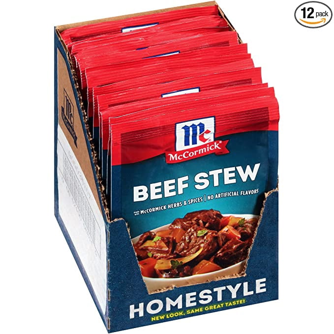 McCormick Beef Stew Seasoning Mix, 1.5 oz (Pack of 12)