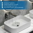 thumbnail image 3 of maskred 2piece Wide Application Drain Stopper Sturdy And Durable Made With Plastic Easy To And Clean, 3 of 6
