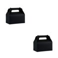 thumbnail image 1 of Caja de almacenamiento Bewildely portátil para pasteles y Regalos 2piezas Negro, 1 of 6
