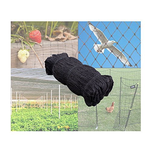Strong Nylon 100ft x 100ft Garden Netting 2-Inch Mesh Anti Bird Poultry Netting for Fruit Trees Used As Bird Netting for Chicken Coop, Plant Netting, Tree Protectors, Aviary Netting