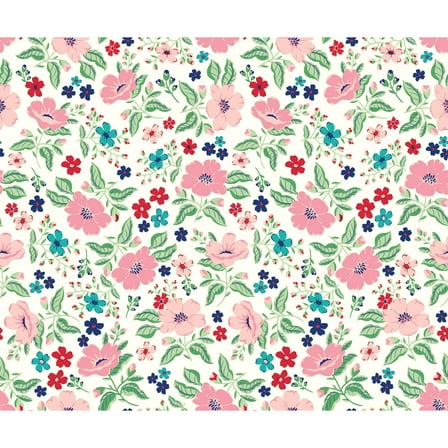 The Pioneer Woman Evie Peel & Stick Wallpaper, Multicolor, 18" x 18.86'