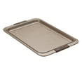 thumbnail image 2 of Anolon Advanced Bakeware 2 Piece Nonstick Cookie Sheet Pan Set, Bronze with Silicone Grips, 2 of 4