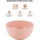 thumbnail image 3 of Zhuge Cuencos grandes para cereales, 24 oz, para ramen, postres y ensaladas, juego de 4, cuencos de plástico para cocina, aptos para microondas, vajilla de paja de trigo, cuencos para cena, 3 of 5