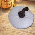 thumbnail image 2 of Artificial Velvet Pumpkins Fall Harvest Decor Fabric Foam Pumpkins for Thanksgiving Halloween Table Centerpieces Wedding Farmhouse Autumn Home Decor, 2 of 7