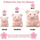 thumbnail image 2 of Cute Pig Plush Toy, Soft Cartoon Piggy Stuffed Animal Toy Plush Toy, Birthday Gift for Girl Girlfriend (Medium Pig 9.8 inch), 2 of 4