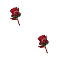thumbnail image 4 of Jumpingount Boutonniere de boda Seguro y reutilizable Accesorios para novios Broches Flores Ojal artificial Vino tinto Vino rojo 2Conjunto, 4 of 6