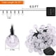 thumbnail image 4 of Yang puede encender una cadena de luces para acampar al aire libre el día de Navidad, luces de colores, bolas de burbujas, pequeñas bolas blancas, luces con forma de gota de agua, 4 of 5