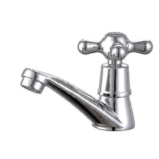 Grifo de cocina para lavabo de baño, grifo de cromo de un solo orificio para lavabo de baño