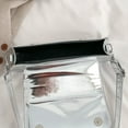 thumbnail image 4 of Crossbody Bags for Women, Small Purses for Women, Women's Shoulder Purse Laser Bag Y2K Clutch Bag, Solid Color Shoulder Bag, Evening Bags, Silver, 4 of 7