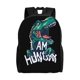 thumbnail image 1 of Easygdp Hungry Tyrannosaurus Mochila Versátil y Elegante: Comodidad, Almacenaje y Durabilidad para la Universidad, Trabajo, Viajes y Uso Diario, 1 of 8