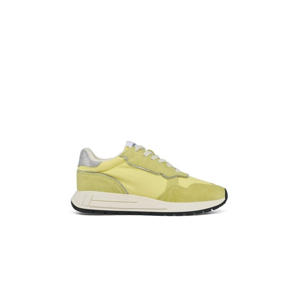 Urban Sport Women's Sneaker Lace-Up Casual, Round Toe, Yellow, Size 8
