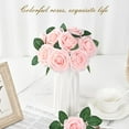 thumbnail image 7 of 25 Pcs Simulated Roses with Stems,Real Foam Roses Bulk Artificial Flowers,for DIY Wedding Bouquet Centerpiece Arrangement Party Baby Shower Home Decoration (Pink), 7 of 7