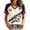 Blue, variant on Women's Summer Tops 2026 Soccer Cup V Neck American Flag USA Soccer Jersey Short Sleeve Fan Wear Football Graphic Tees
