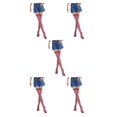 thumbnail image 2 of Qarigey Medias pantimedias sin costuras calcetines altos Iris rayas muslo juego de rol Cosplay carnaval niñas vestido fiesta tipo 25 Type2 NO2, 2 of 6