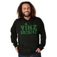 thumbnail image 3 of Yinz Irish Funny St Patrick's Day Hoodie Sweatshirt Women Men Brisco Brands S, 3 of 6