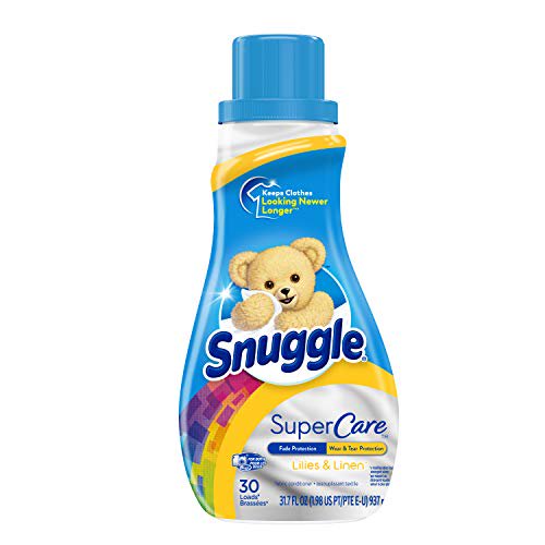 Snuggle SuperCare Liquid Fabric Softener, Lilies and Linen, 31.7 Ounce