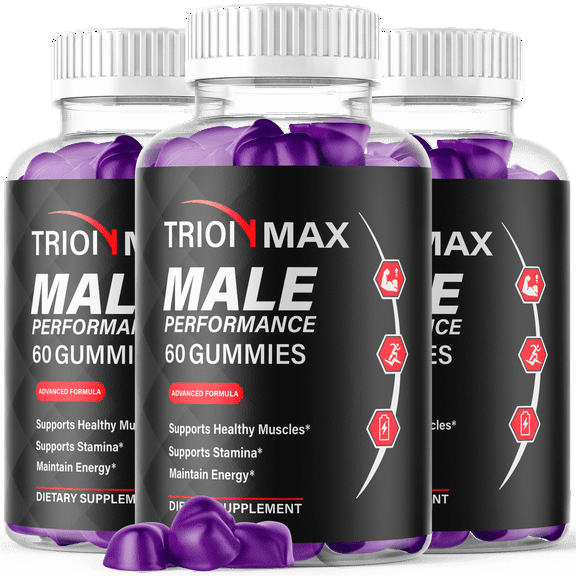 Trion Max Gummies Advanced Formula All Natural Vitamin Supplement TrionMax 180 Gummies