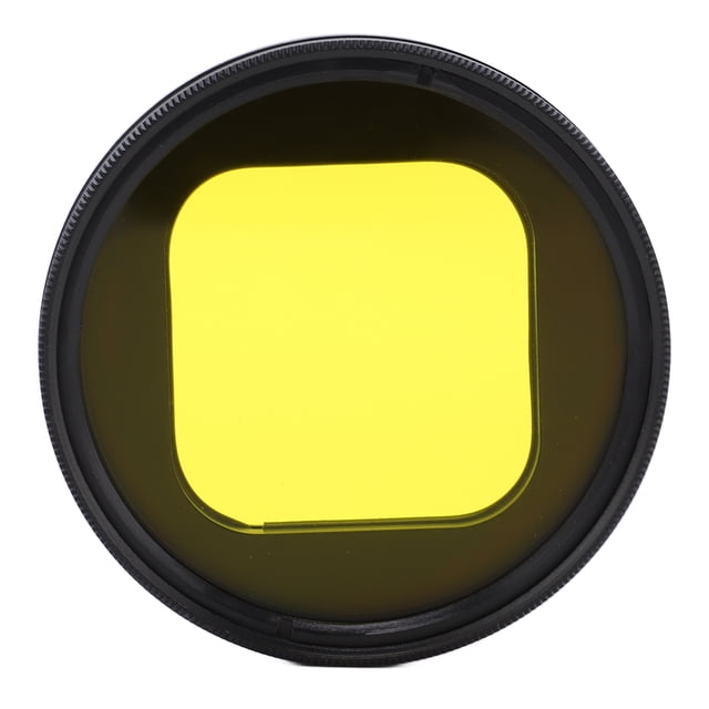 Filtro de lente amarillo, filtro de lente de cámara amarilla de 52 mm, filtro de lente de cámara de acción, filtro de contraste de lente de cámara amarilla, estándares líderes en la industria